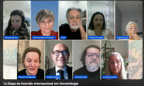 Rede Geronto realiza 1ª etapa da Imersão Internacional em Gerontologia com foco em envelhecimento e sistemas de cuidado